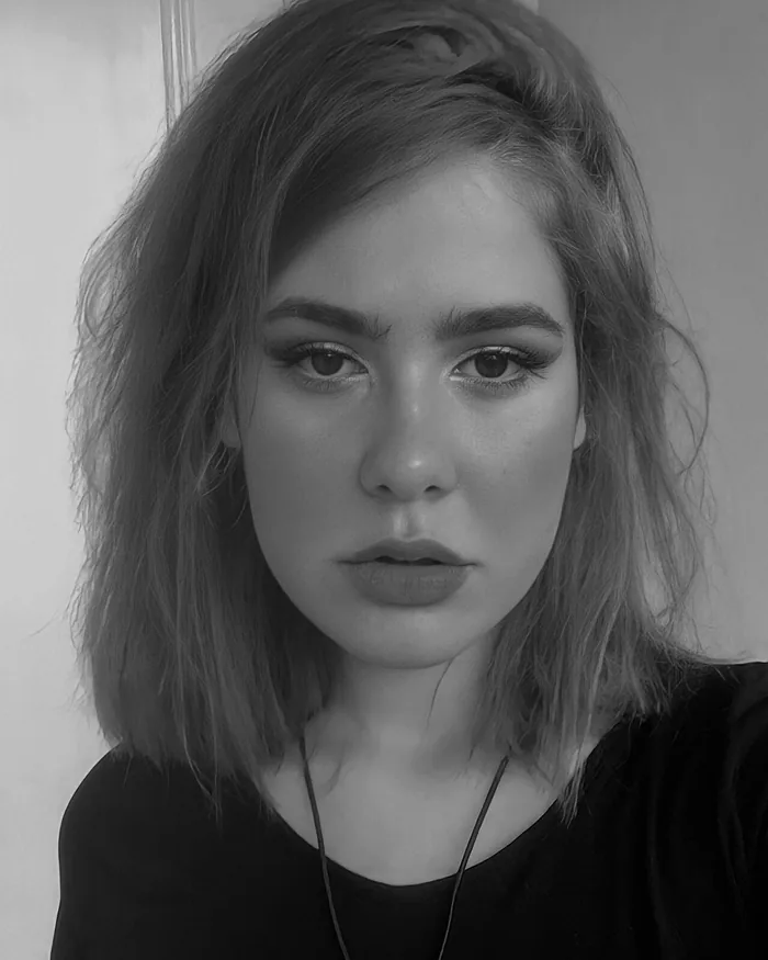 Retrato em preto e branco